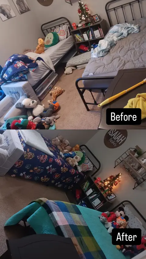 Before and after: Kids' bedroom